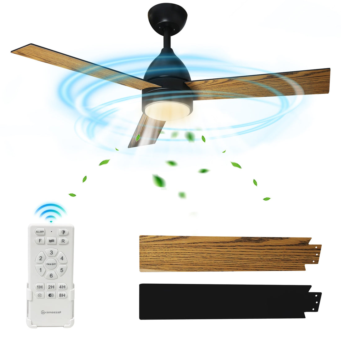 Introducing MKbreeze Ceiling Fans with Lights Where Modern Design Meets Natural Comfort