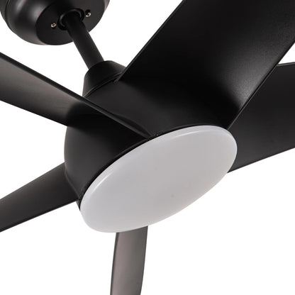 60 Inch DCF605-002L simple style black Ceiling Fan