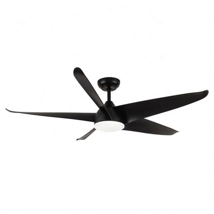 60 Inch DCF605-002L simple style black Ceiling Fan