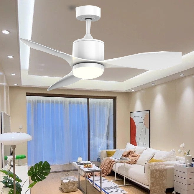 48 Inch DCF483-002L Modern White Ceiling Fan