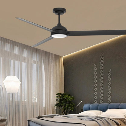 42 Inch DCF423-005L The Black Ceiling Fan with Light