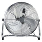 20 Inch FF-500A MKbreeze Industrial Style Silver Floor Fan