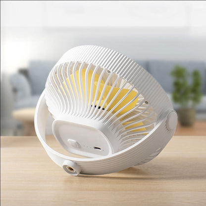 MKbreeze FJ-15C Small Powerful USB Desk Fan Personal Cooling Fan