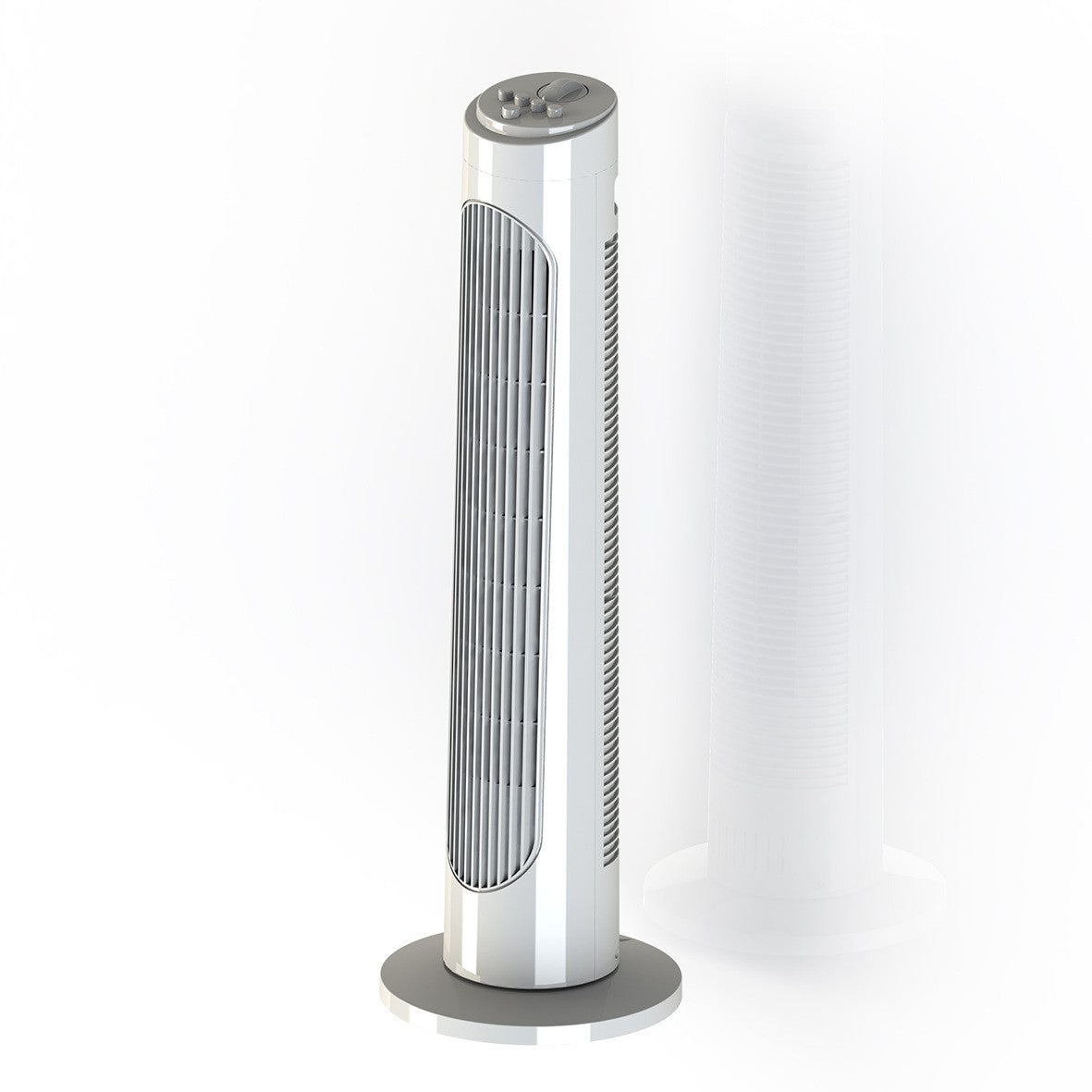 29 Inch LG29-11B The White Tower Fan Stand Fan