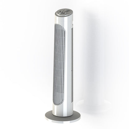 29 Inch LG29-11B The White Tower Fan Stand Fan